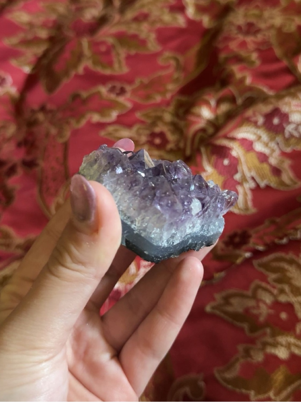 Raw Amethyst Crystal Cluster - From Brazil